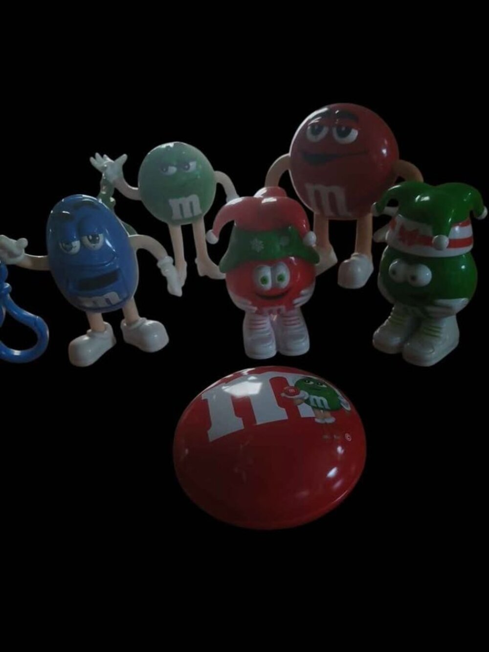 Vintage M&M's Character Figures and Tin Collection